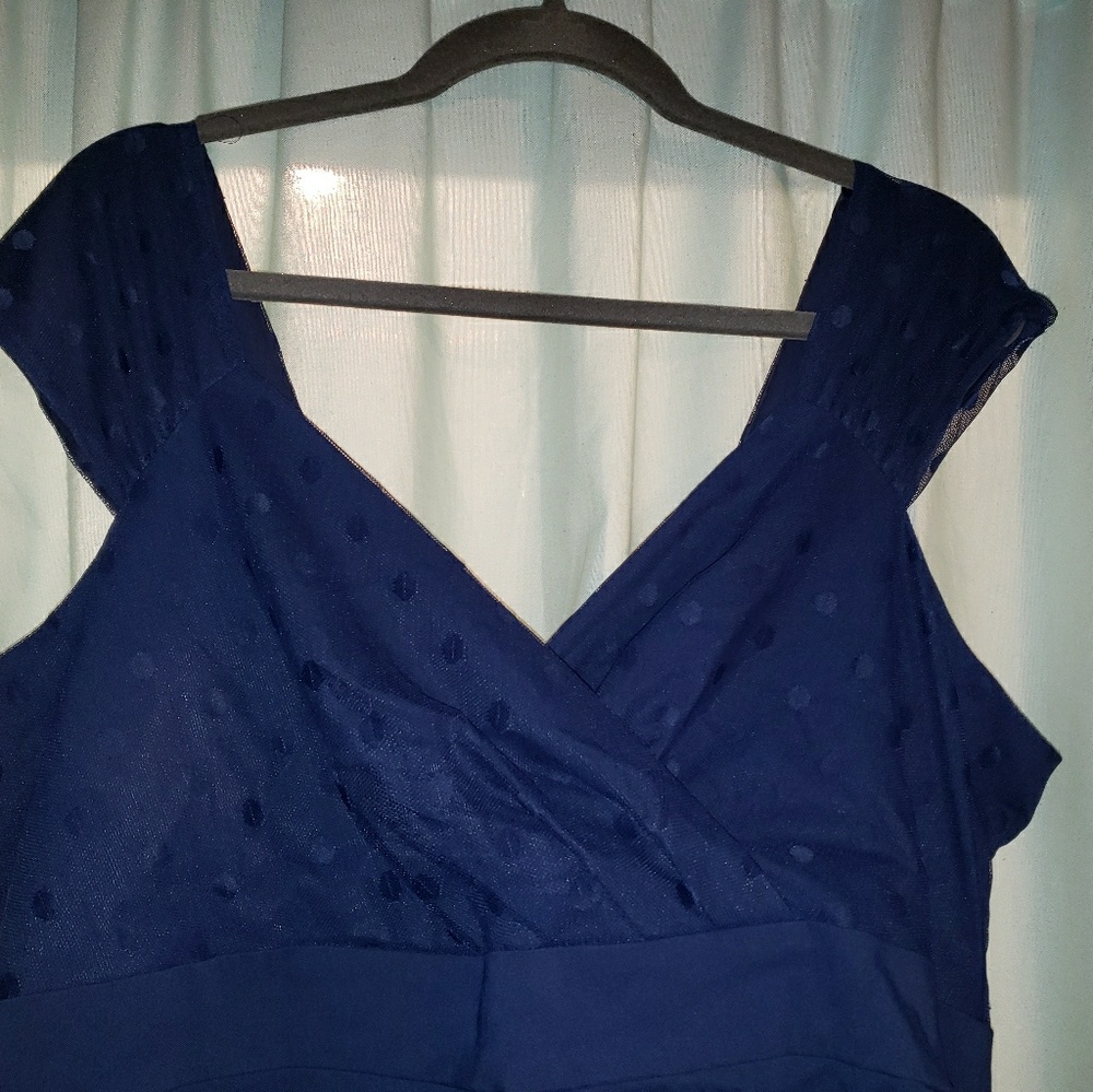 Torrid navy cocktail dress